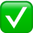 emoji checkmark